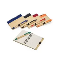 Bloco Caderneta com Caneta Capa Ecológica Com Pauta Personalizado 